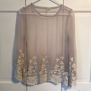 Lace and Mesh Top